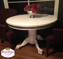 White Pedestal Dining Table