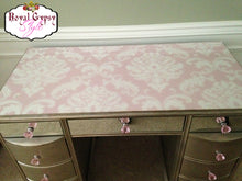 Mirrored Champagne Desk