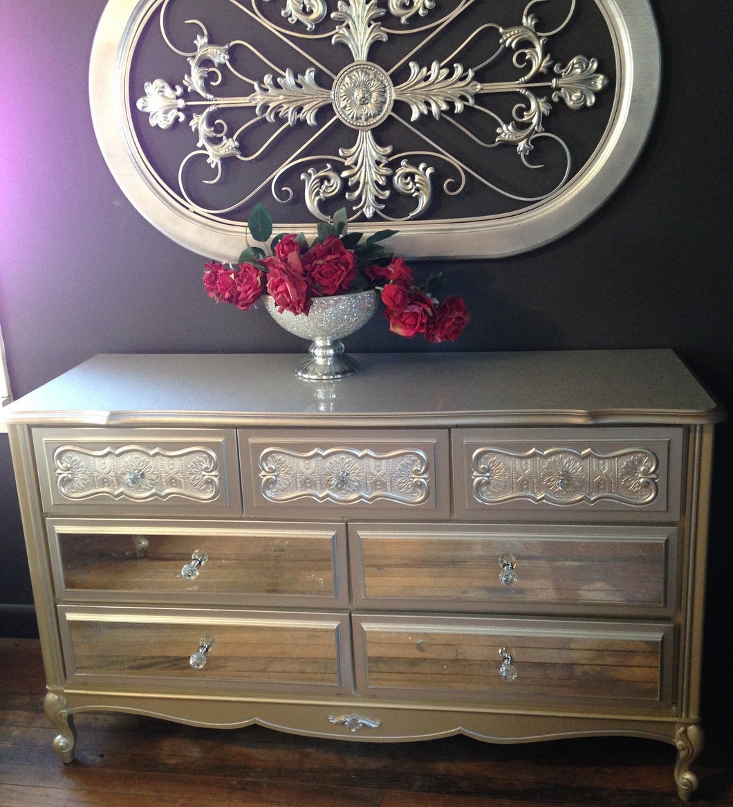 Mirrored Dresser